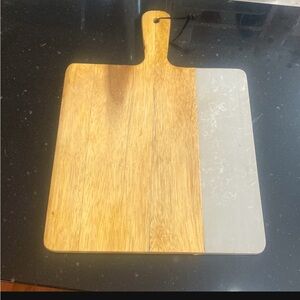 Wood mixed surface cutting board